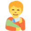 orang menyusui bayi Emoji (Twitter, TweetDeck)