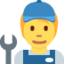 mechanic Emoji (Twitter, TweetDeck)