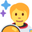 astronauta Emoji (Twitter, TweetDeck)