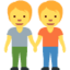 people holding hands Emoji (Twitter, TweetDeck)