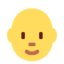 person: bald Emoji (Twitter, TweetDeck)