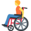 person in manual wheelchair Emoji (Twitter, TweetDeck)