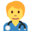 health worker Emoji (Twitter, TweetDeck)