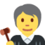 juiz no tribunal Emoji (Twitter, TweetDeck)