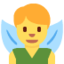 männliche Fee Emoji (Twitter, TweetDeck)