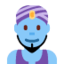 man genie Emoji (Twitter, TweetDeck)