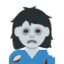 woman zombie Emoji (Twitter, TweetDeck)