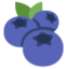 blueberries Emoji (Twitter, TweetDeck)