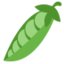 pea pod Emoji (Twitter, TweetDeck)