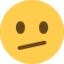 face with diagonal mouth Emoji (Twitter, TweetDeck)