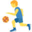 homem jogando basquete Emoji (Twitter, TweetDeck)